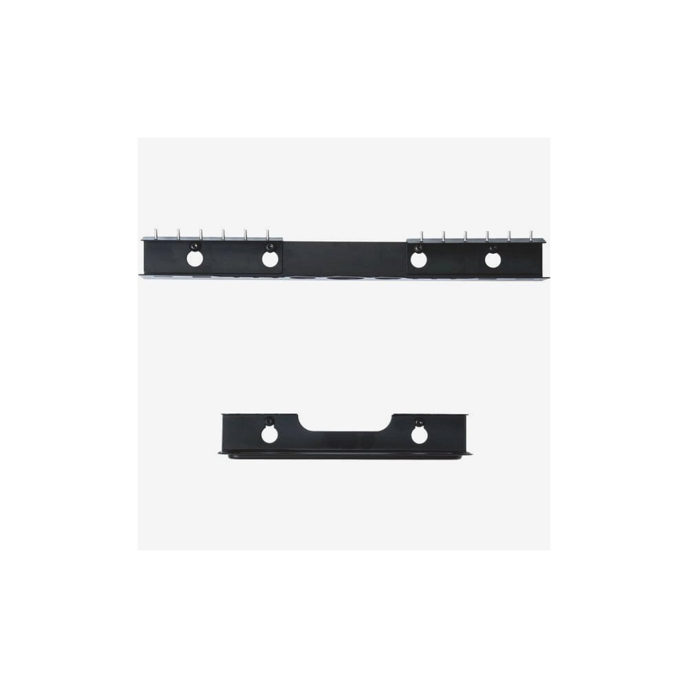 Park Tool JH-4 wall-mounted bleed kit organizer for hydraulic brake accessories in a workshop setting.
