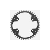 Shimano CUES FC-U6000-1 42T single chainring for 9-11 speed bicycle drivetrains, showing the durable metal construction.
