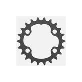 Shimano CUES FC-U6000-2 double chainring for MTB, 22T with 36-22T compatibility for 11/10/9 speed bikes.
