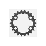 Shimano CUES FC-U6000-2 double chainring, 22T, for 36-22T MTB bike, compatible with 11/10/9 speed drivetrain components.