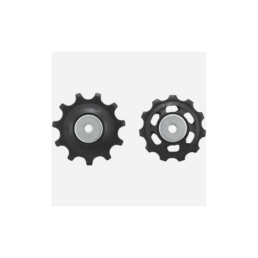 Shimano CUES RD-U4020 U3020 tension and guide pulley set for mountain bike rear derailleur, durable components for smooth shifting.