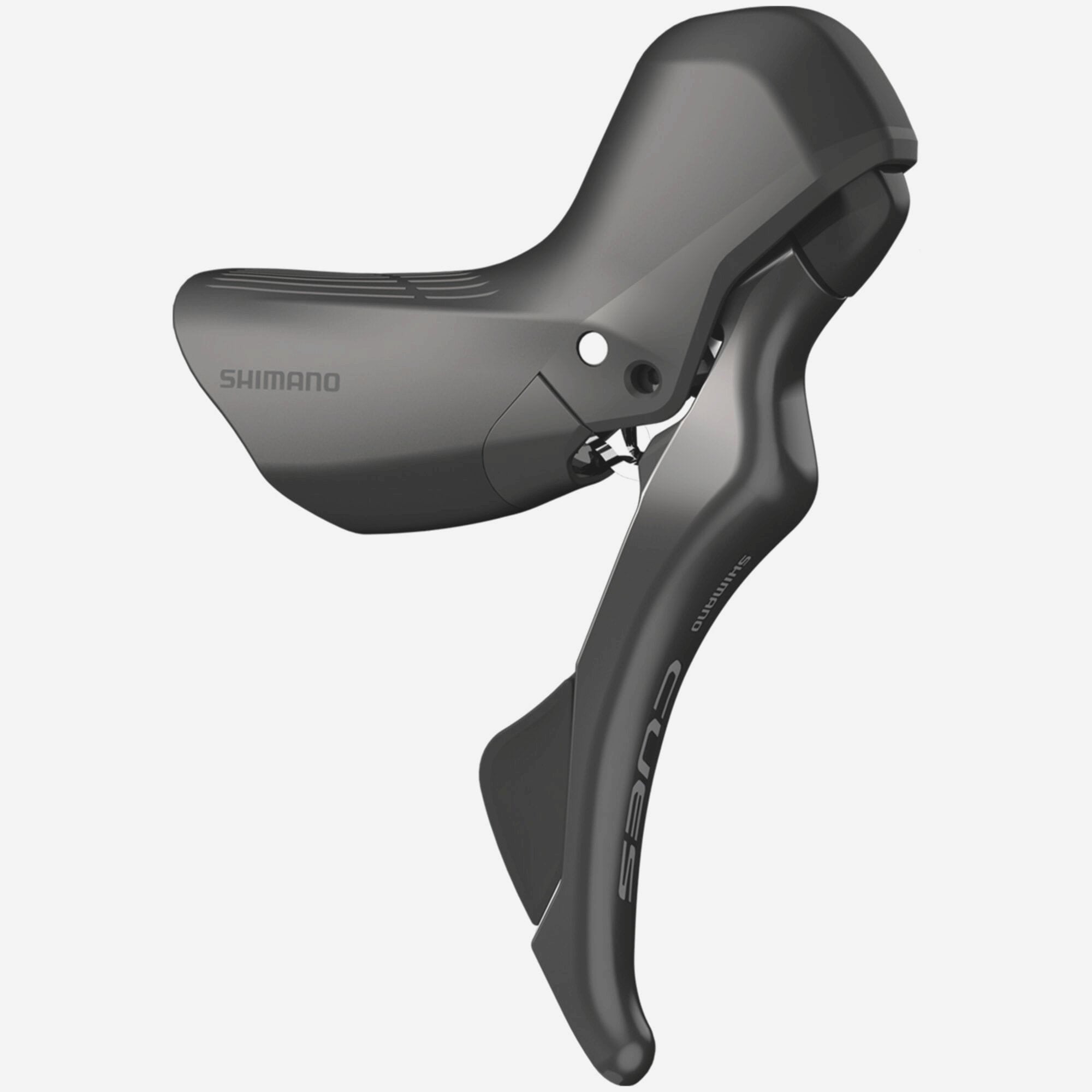 Shimano CUES ST-U6030 right-hand hydraulic mechanical STI lever for 10/11-speed road bike components, shown in close-up.