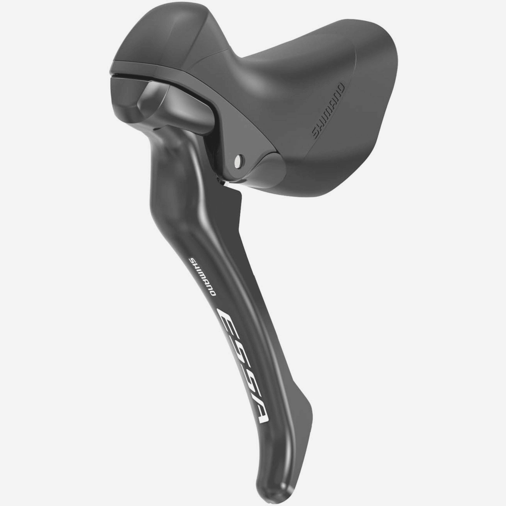 Shimano ESSA BL-U2030 left hand mechanical drop bar brake lever for bike components, showing the lever mechanism and grip area.