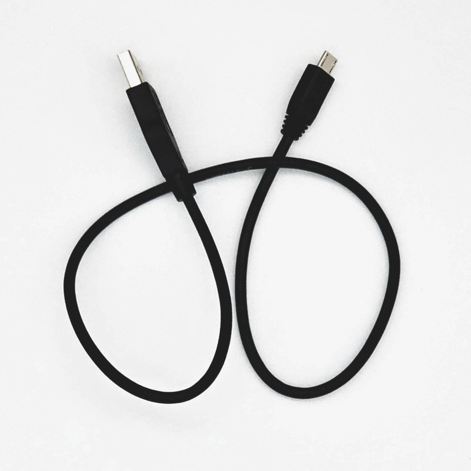 Shimano Spares SM-PCE2 Micro USB cable for connecting Shimano components, shown with cable and connector.