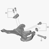 Shimano Spares FD-TY600 front derailleur clamp screw M5 x 29mm for bicycle components, replacement part.