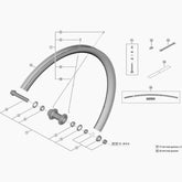 Shimano WH-RX870-TL-F12 valve unit replacement for wheel air retention, showing close-up of component for bicycle wheel.