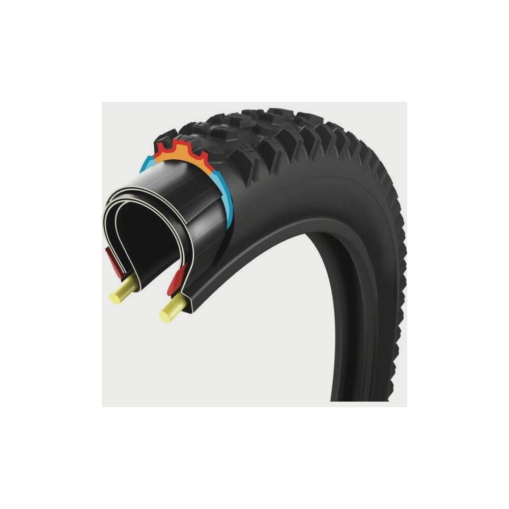 Vittoria Mostro 29x2.4 Enduro MTB tire in full black with tubeless-ready G2.0 technology, designed for mountain biking.
