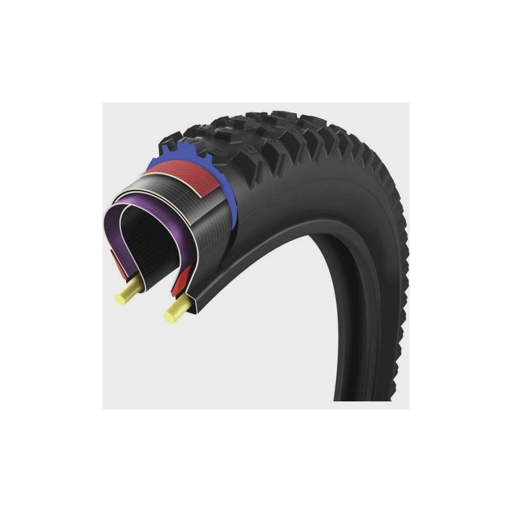 Vittoria Mostro Race 29x2.4 enduro tubeless-ready folding mountain bike tyre in full black, G2.0 tread pattern.