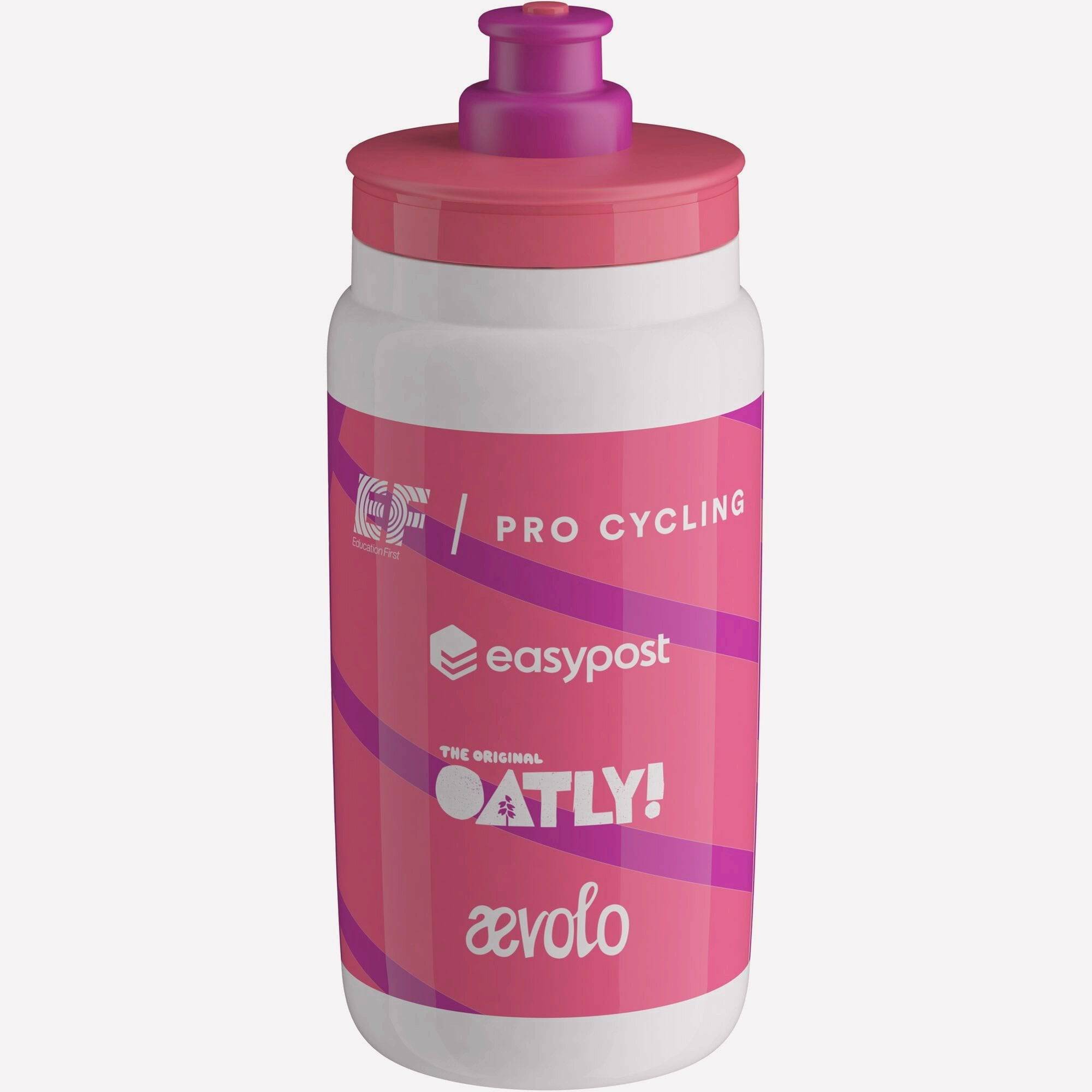 Elite Fly Team Racing Bottle, lightweight cycling hydration bidon in 550ml and 750ml, designed for cyclists.