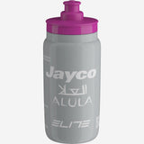 Elite Fly Team racing cycling bottle, lightweight 550ml and 750ml hydration bidon, designed for cyclists and outdoor sports.