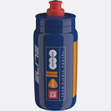 Elite Fly Team Racing Bottle, lightweight cycling hydration bidon in 550ml and 750ml sizes, with sleek design and secure cap.