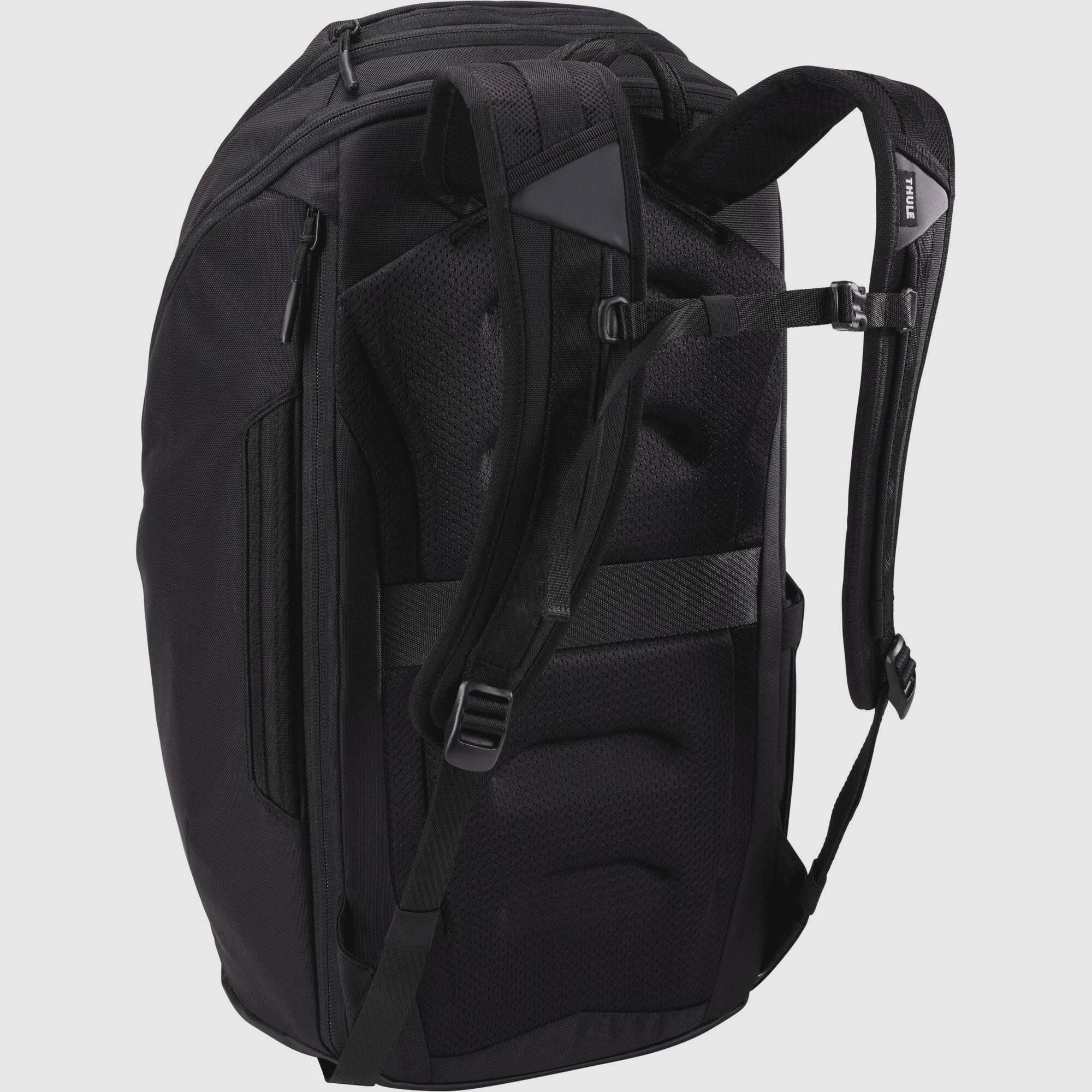 Thule Chasm Recycled 26L backpack with durable, weather-resistant fabric, featuring a laptop compartment and outdoor-ready design.