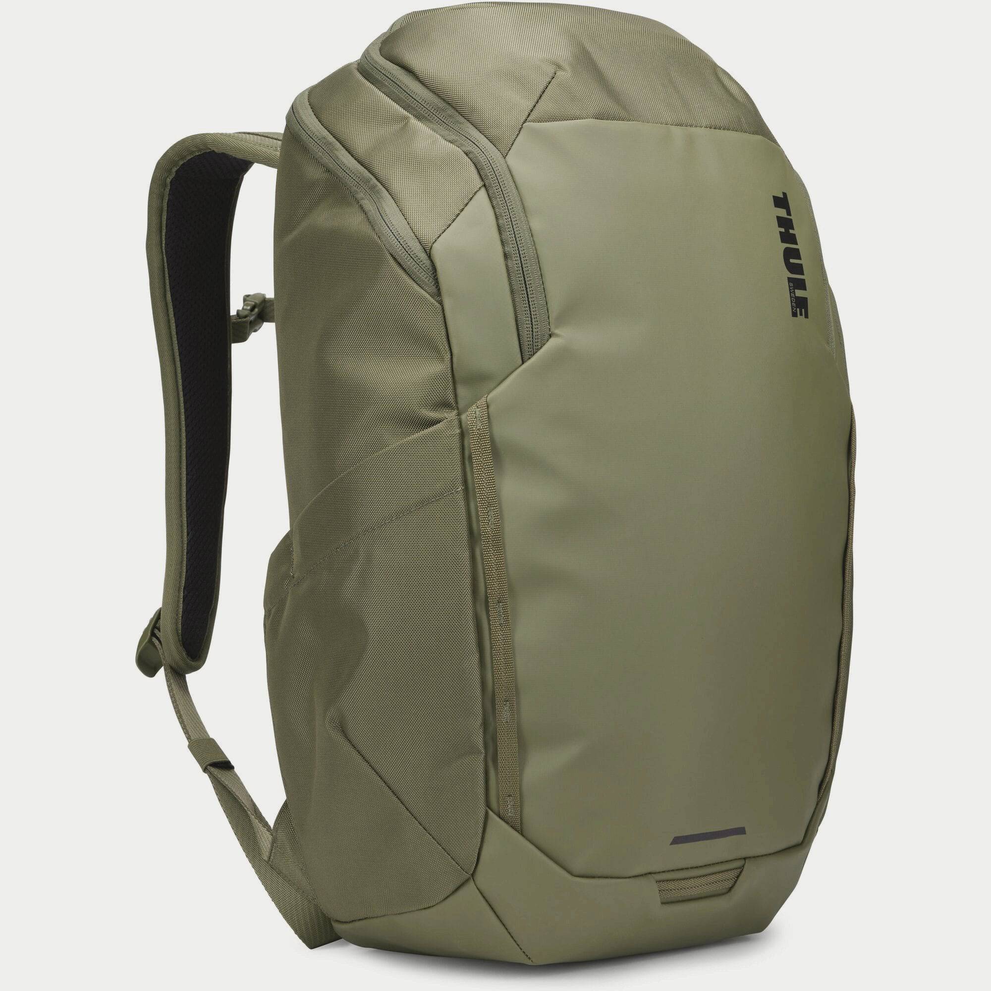 Thule Chasm Recycled 26L backpack with weather-resistant fabric and durable design, ideal for carrying laptops and daily essentials.
