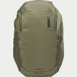 Thule Chasm Recycled 26L backpack with weather-resistant fabric, durable design, suitable for laptops and outdoor accessories.