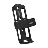 Zefal Z Adventure bikepacking bottle cage with Hypalon strap and universal mount for secure water bottle attachment.
