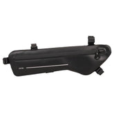 Zefal Bike Packing Z Adventure C4 waterproof frame bag mounted on bicycle frame for cycling accessories, 4.2L capacity.