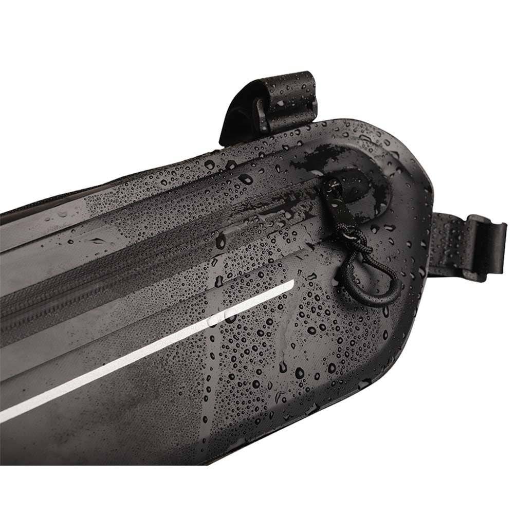Zefal Bike Packing Z Adventure C4 waterproof frame bag on a bicycle, 4.2L capacity for cycling accessories and gear.