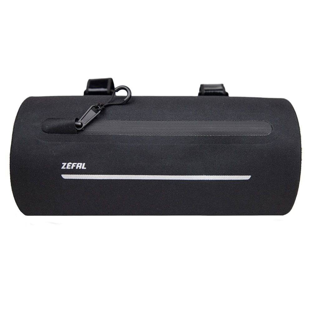 Zefal Z Adventure F2 waterproof front bike bag attached to bike frame, 2.5L capacity, designed for cycling accessories.