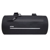Zefal Z Adventure F2 waterproof front bike bag attached to bike frame, 2.5L capacity, designed for cycling accessories.