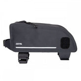 Zefal Z Adventure T1 top tube bike bag, water-resistant cycling accessory mounted on bike frame for convenient storage.
