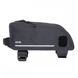 Zefal Z Adventure T1 top tube bike bag, water-resistant cycling accessory mounted on bike frame for convenient storage.