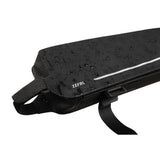 Zefal Z Adventure T3 waterproof top-tube bikepacking bag mounted on a road or mountain bike frame for cycling accessories.