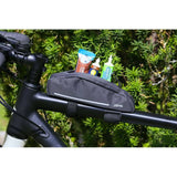 Zefal Z Aero frame bag attached to a bicycle frame, designed for aerodynamic bike packing and cycling accessories.