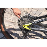 Zefal Clean Brush 3-in-1 bike cleaning tool for chain, freewheel, and derailleur, designed for workshop use.