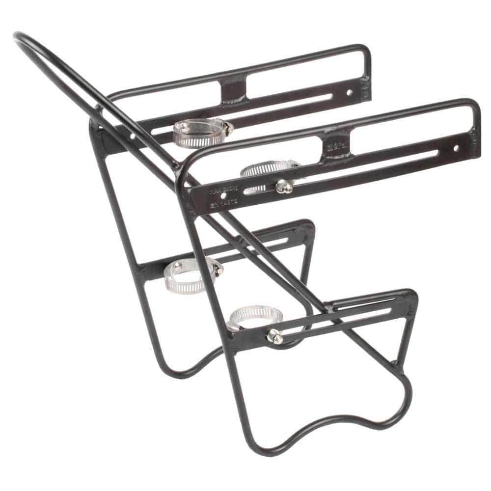 Zefal Raider front bike rack made of adjustable aluminium, designed to carry luggage on a bicycle.