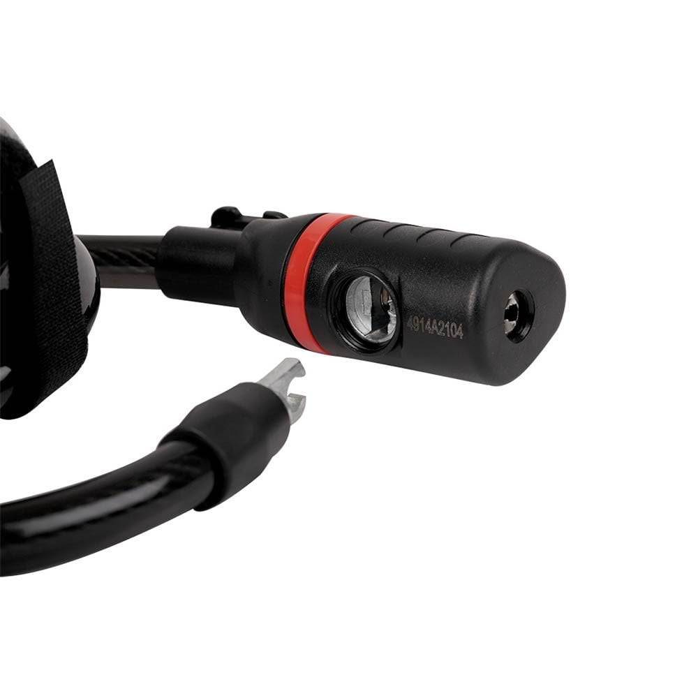 Zefal K-Traz C6 bike cable lock with springless system and mounting clip, designed for secure bike accessories.