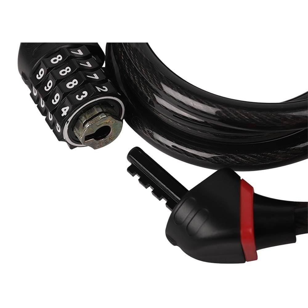 Zefal K-Traz C6 coded bike cable lock with 4-digit combination, made for secure bike protection and accessories.