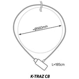 Zefal Cable Locks - K-Traz C8 Cable Lock