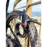 Zefal K-Traz C9 bike security cable lock with mounting clip and three keys, designed for bike security and theft prevention.
