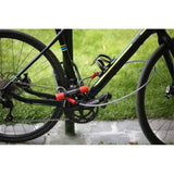 Zefal K-Traz bike cable lock with vinyl coating, 220cm length, and velcro strap for secure bicycle security.