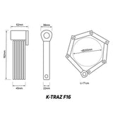 Zefal D-Locks - K-Traz F16 Folding Lock