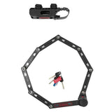 Zefal K-Traz F16L folding bike lock with double locking system and 95cm cable, accessory for secure bicycle locking.