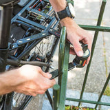 Zefal K-Traz F16L folding bike lock with double locking system and 95cm cable, black and compact for bike security.