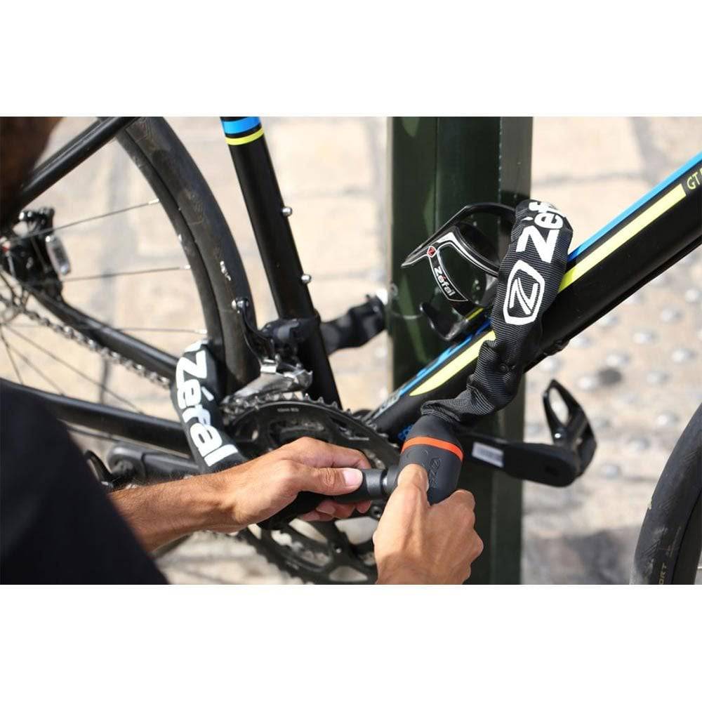 Zefal K-Traz M14 chain lock with Z Safe Key security system, 120cm length, durable bike security accessory