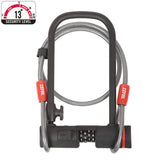 Zefal D-Locks - K-Traz U13 Code + Cable U-Lock