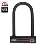 Zefal K-Traz U20 U-lock with mounting frame, hardened steel bike lock for secure cycling protection.