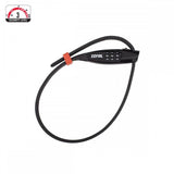 Zefal K-Traz Zip3 bike cable lock with 3-digit combination code, black security accessory for bicycle protection