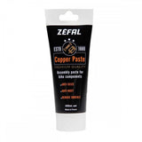 Zefal Copper Paste Lubrication for bikes, workshop anti-seize compound with rust protection, shown in a container.