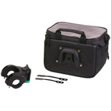 Zefal 7L handlebar bag with universal mount, water-repellent fabric, rain cover, and accessory storage for bikes.
