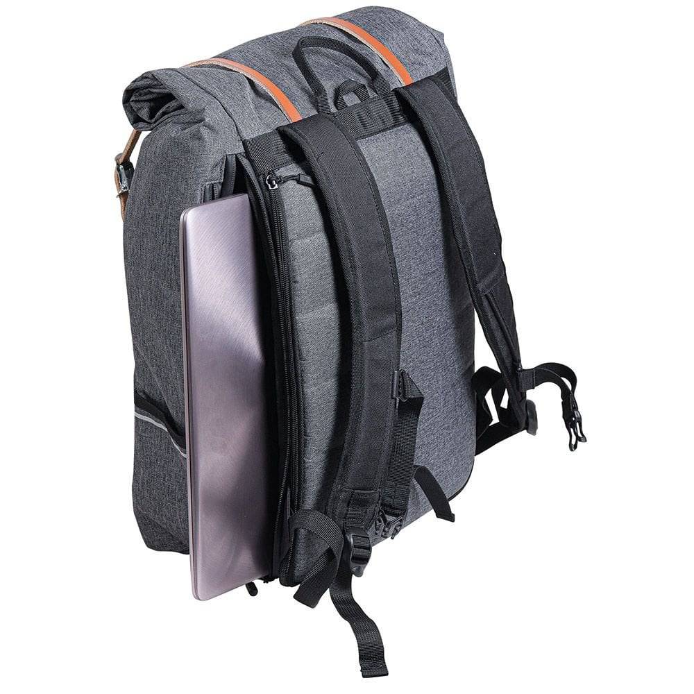 Zefal Urban backpack and pannier bag with 27L capacity, laptop compartment, and rain cover for cycling or commuting.
