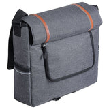 Zefal Urban Messenger Pannier Bag on bike rear rack, 11L capacity, with rain cover for cycling accessories and storage.