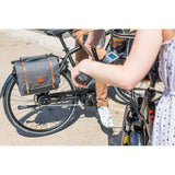 Zefal Urban Messenger Pannier Bag 11L bike rear rack bag with rain cover, durable accessories for cycling commuters.