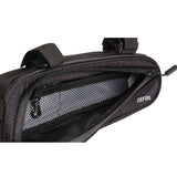 Zefal Z Frame Pack bike bag with universal mount, reflective stripes, 1.3L capacity, designed for cycling accessories.