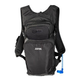 Zefal Z Hydro Enduro hydration backpack with 3L water bladder and panniers, designed for cycling and outdoor adventures.