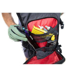 Zefal Z Hydro Enduro hydration backpack with 3L water bladder, adjustable straps, and panniers for outdoor biking adventures.