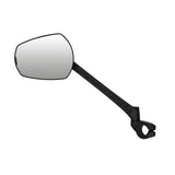 Zefal Espion E80 bike mirror attached to handlebar, adjustable rearview mirror for cycling safety, fits 22-25.4mm handlebars.